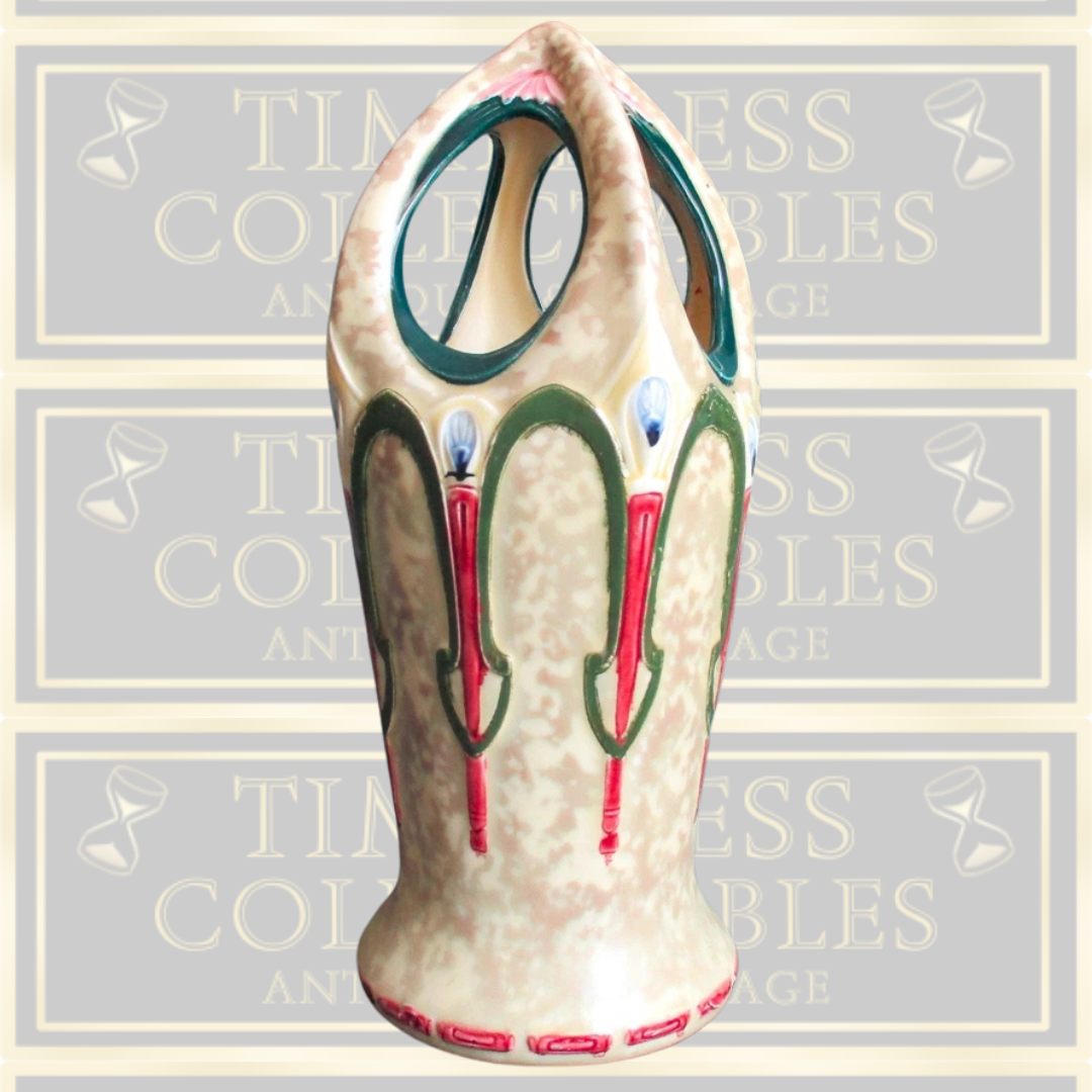 Vintage Royal Dux Bohemian Cathedral Vase