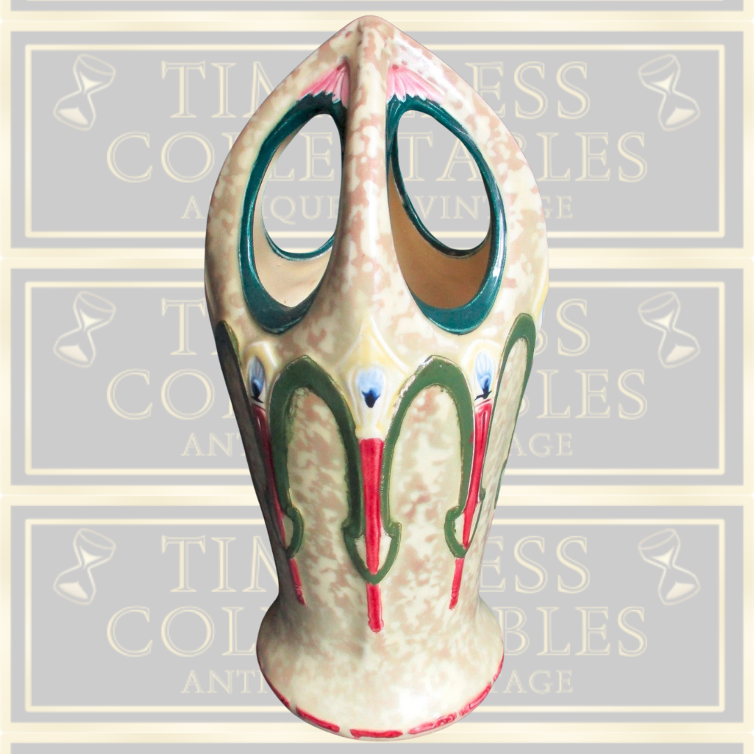 Vintage Royal Dux Bohemian Cathedral Vase