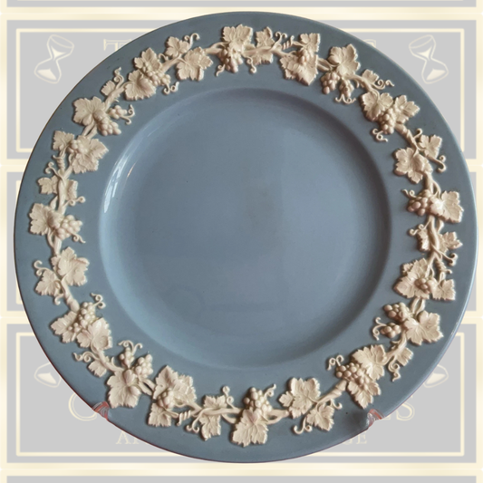 Wedgwood Queensware Blue Embossed Plate