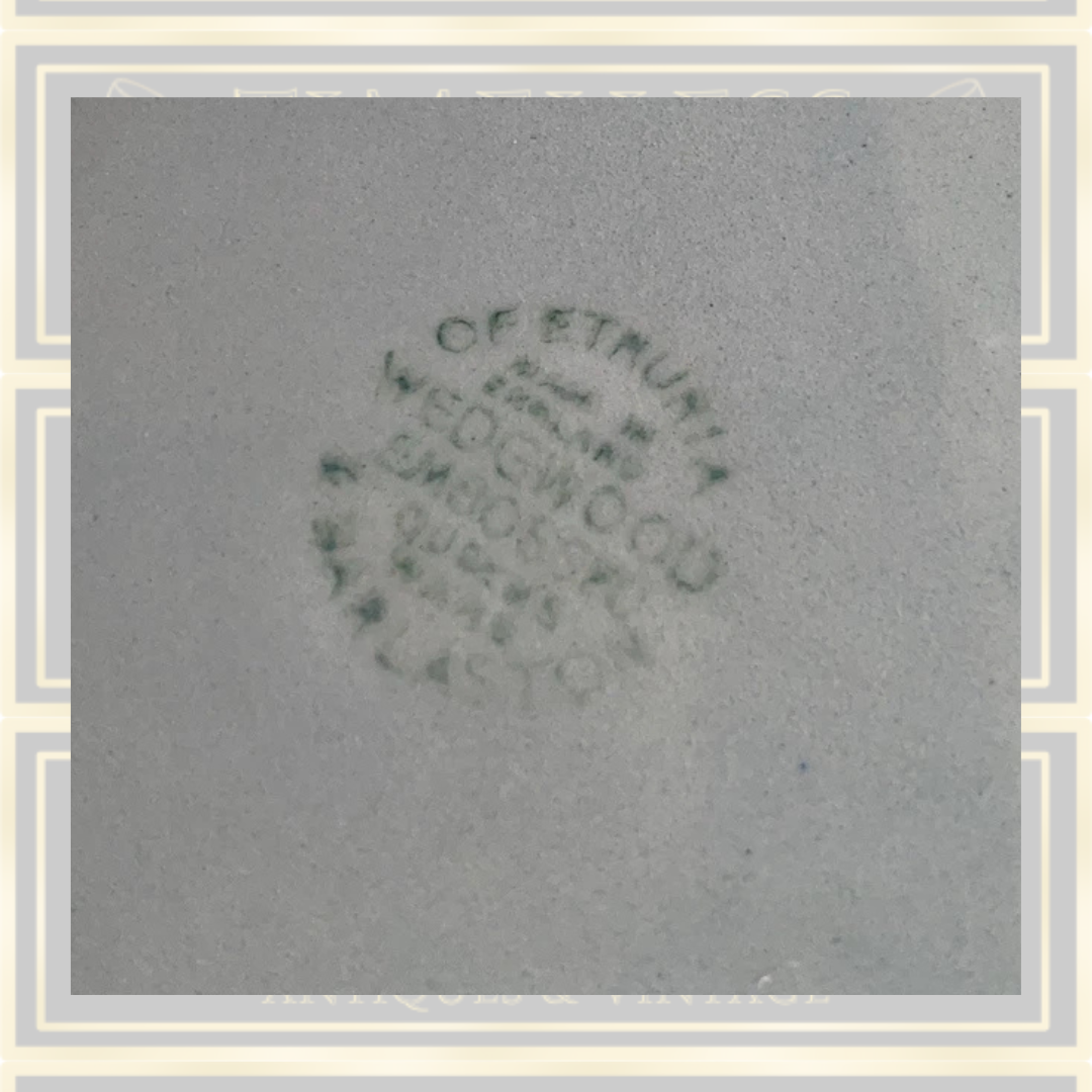 Wedgwood Queensware Blue Embossed Plate