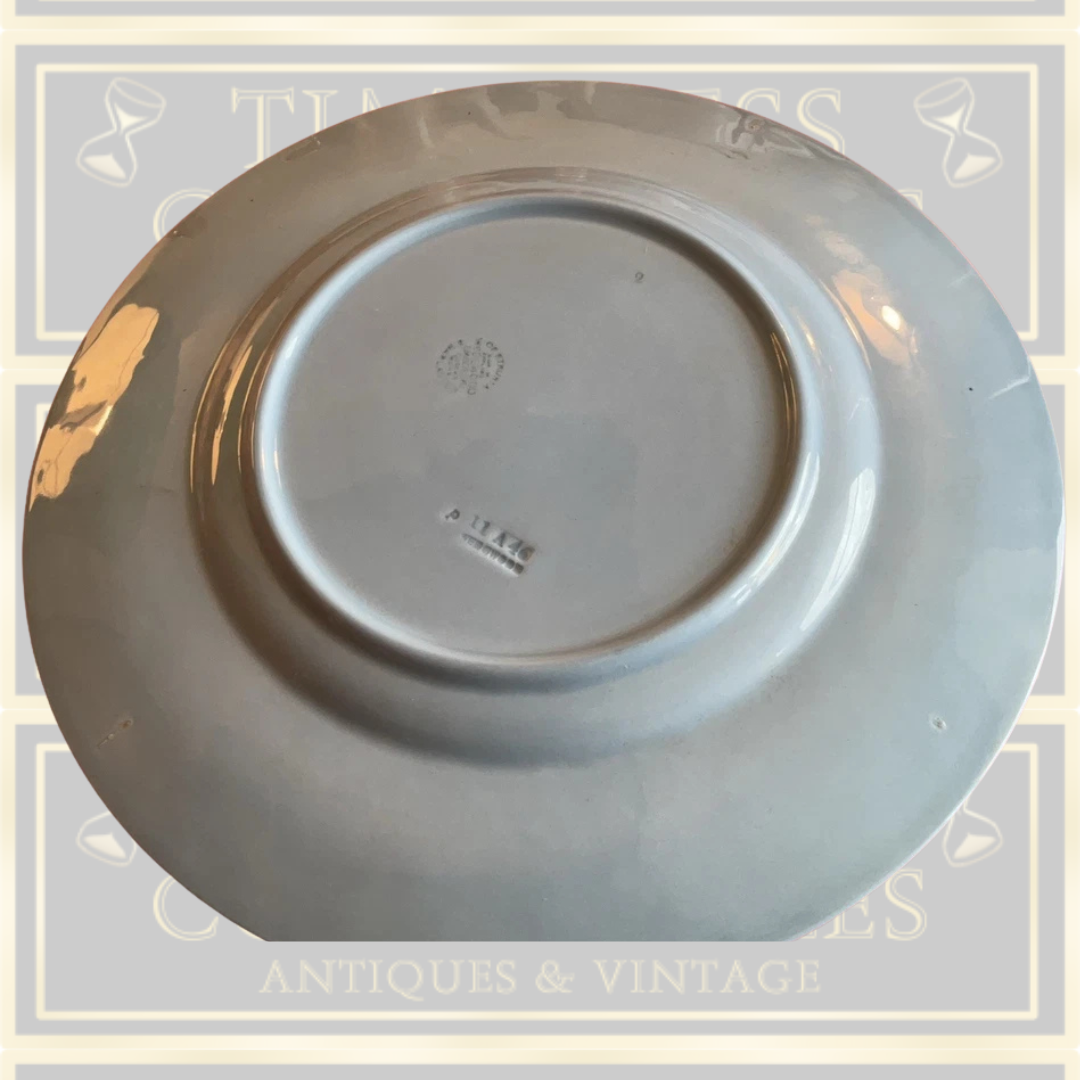 Wedgwood Queensware Blue Embossed Plate