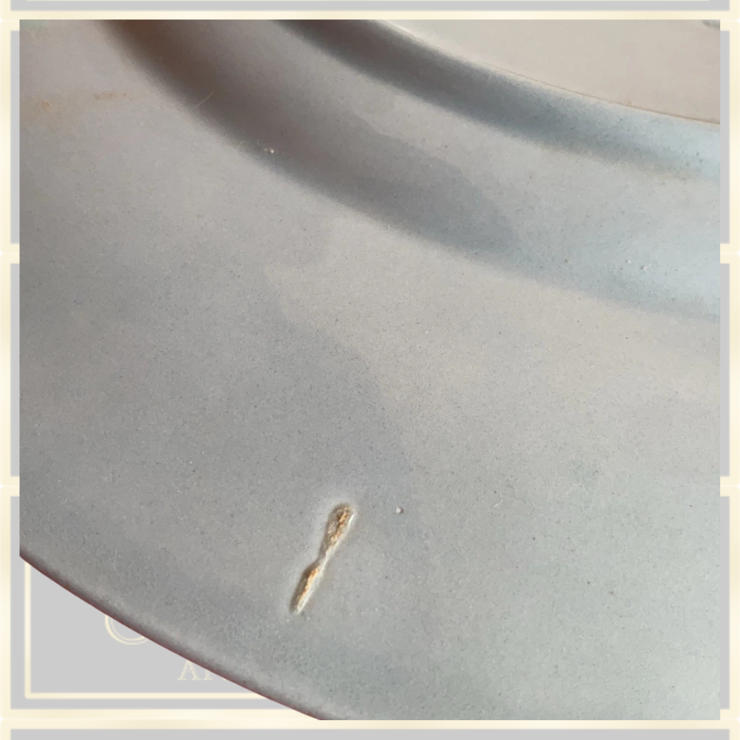 Wedgwood Queensware Blue Embossed Plate