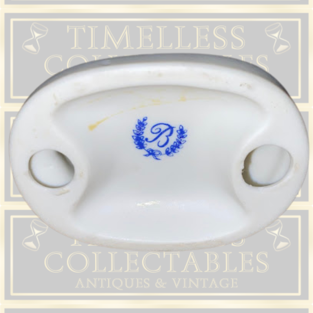 Vintage Bisque Robbin Red Breast Bird Ornament