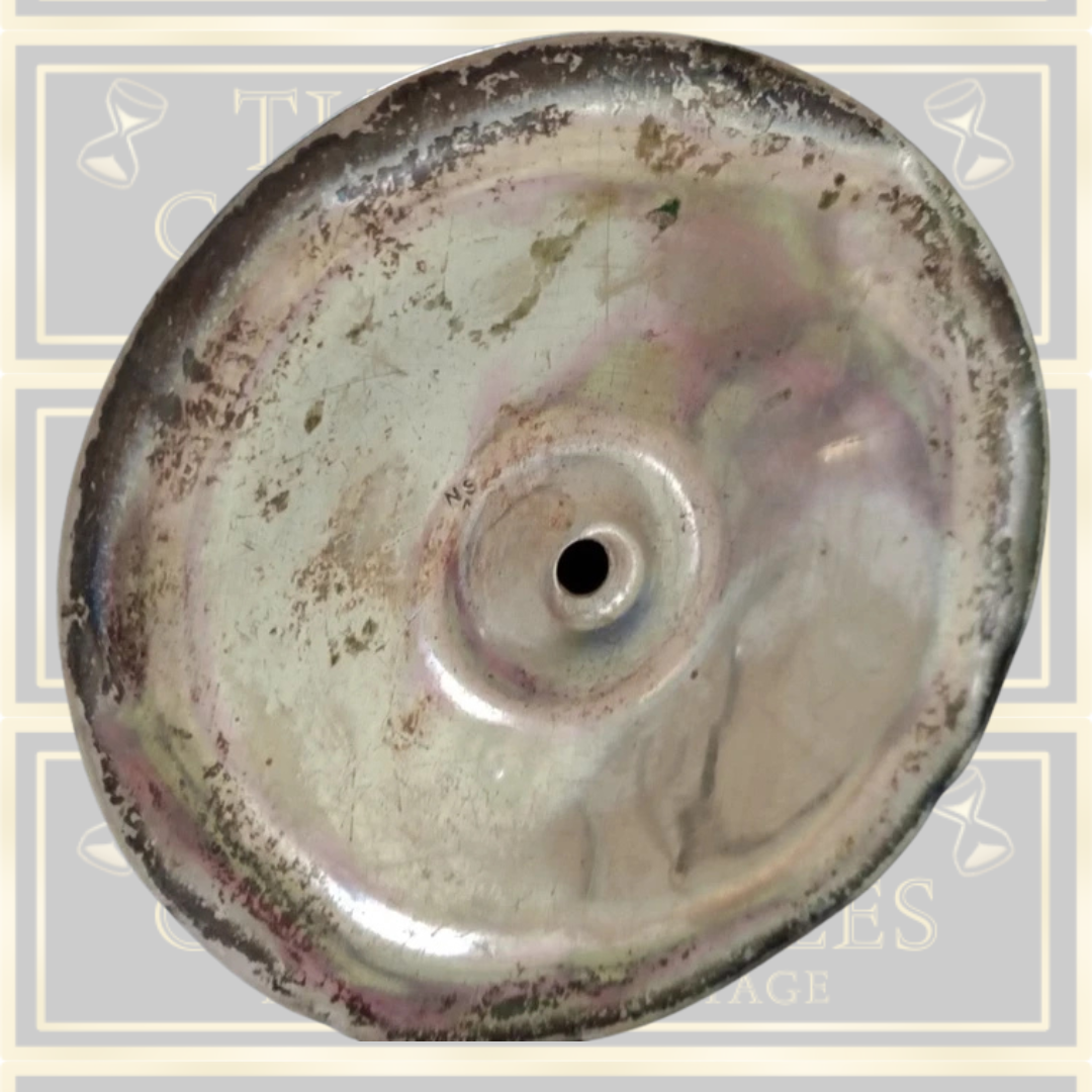 Vintage Ceramic And Silver Biscuit Barrel