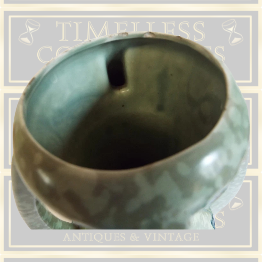 Vintage Royal Dux Secessionist Style Four Handle Vase