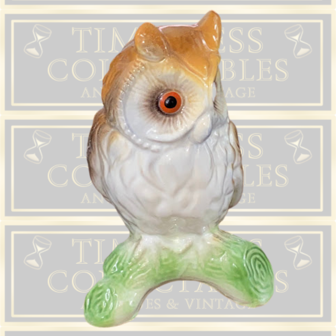 Vintage Jema Holland owl Figurine