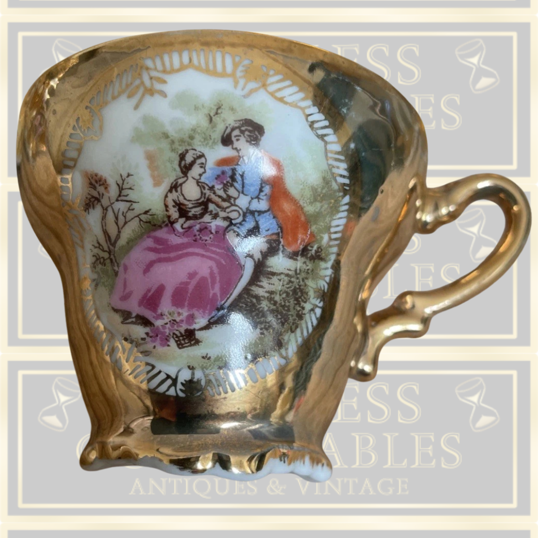 Vintage Gold Plated Japan Tea Set