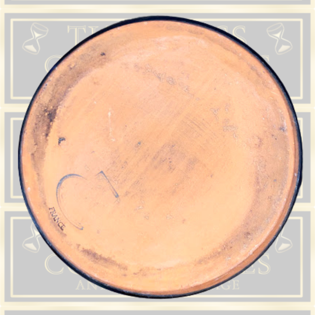 Vintage hand painted floral berries pitcher