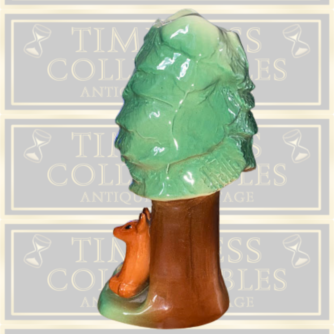 Vintage eastgate fawn and tree vase