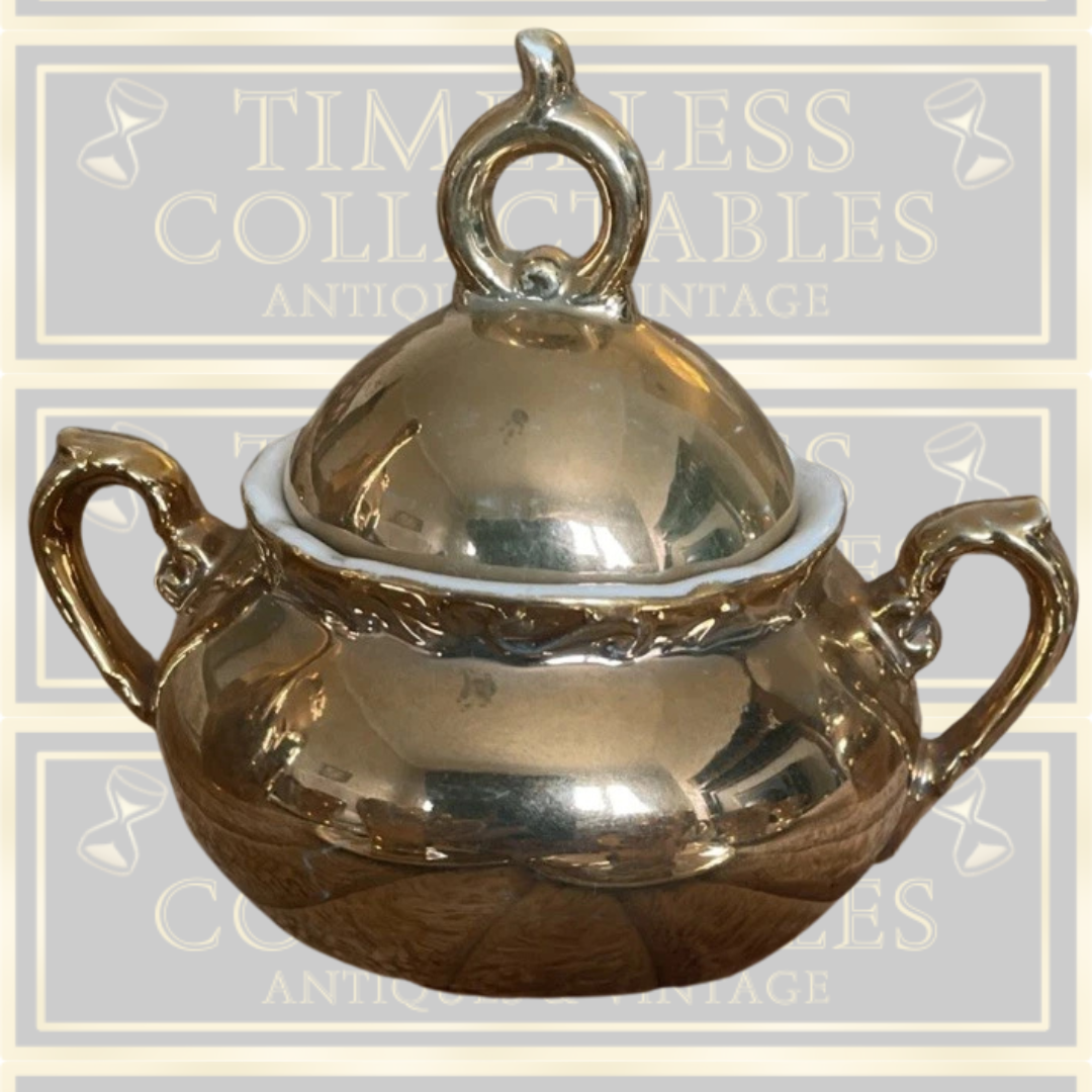 Vintage Gold Plated Japan Tea Set