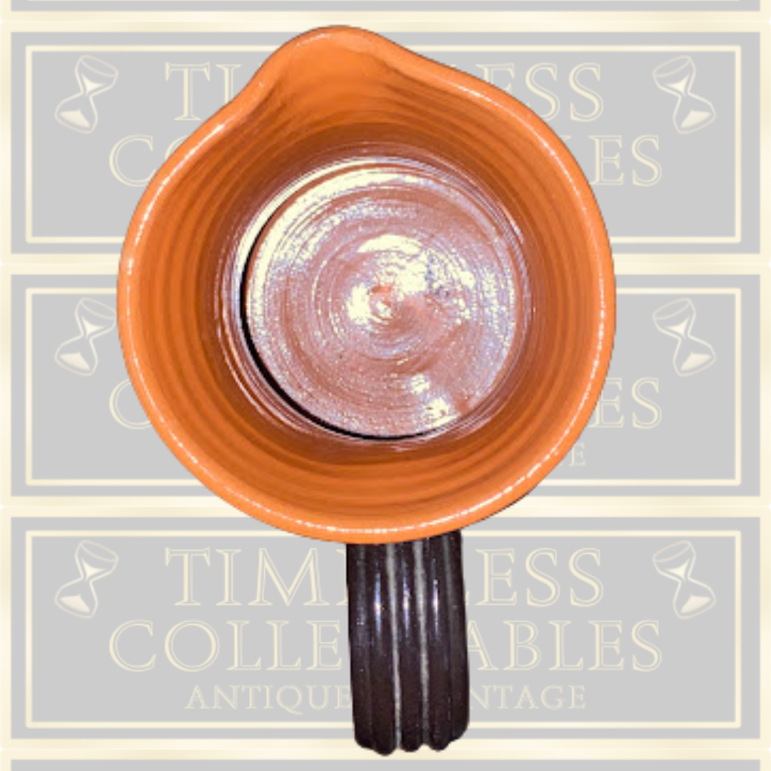 Vintage hand painted floral berries pitcher