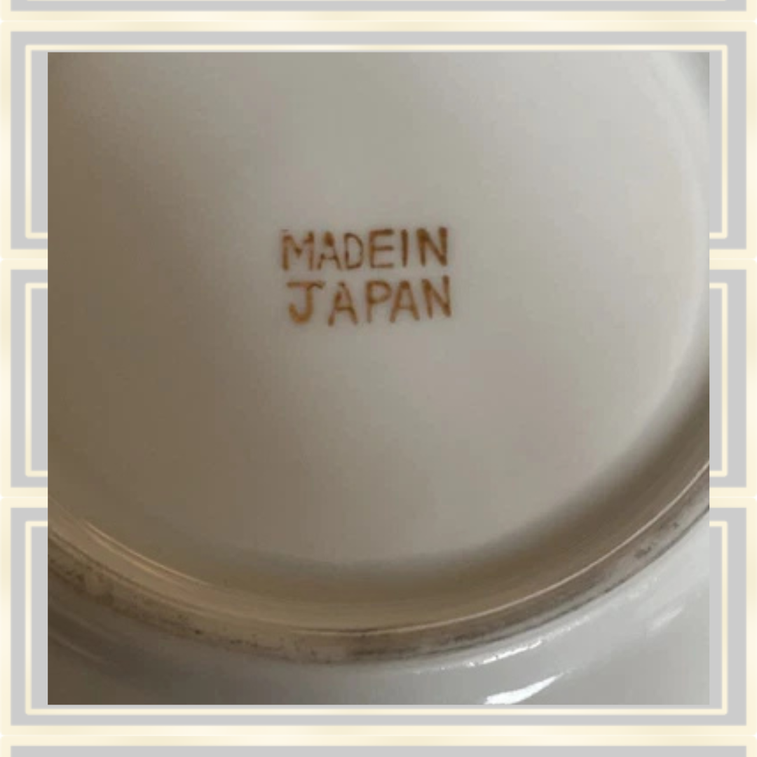 Vintage Gold Plated Japan Tea Set