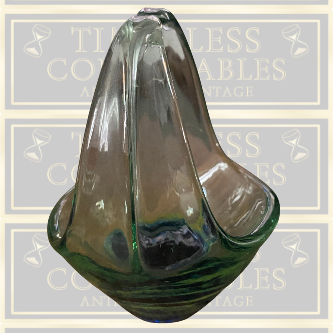 Mdina Glass Basket Paperweight