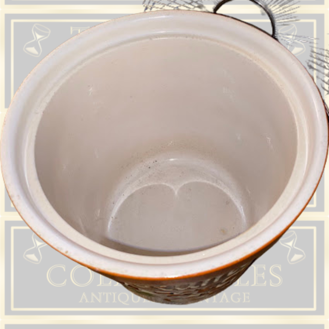 Vintage large Rumtopf, Ceramic Fruit Pot, West Germany