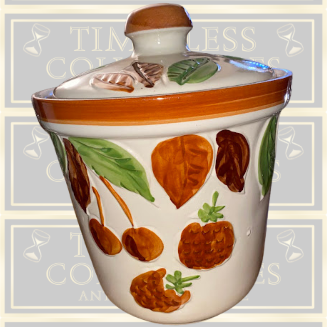 Vintage large Rumtopf, Ceramic Fruit Pot, West Germany
