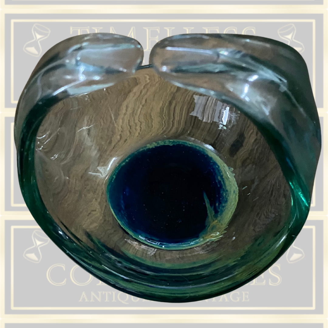 Mdina Glass Basket Paperweight
