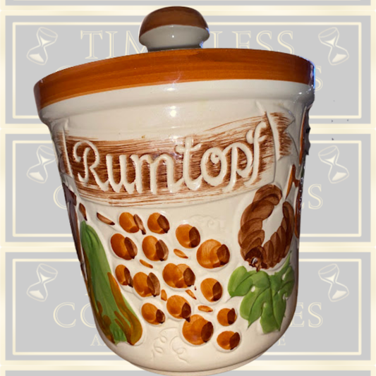 Vintage large Rumtopf, Ceramic Fruit Pot, West Germany