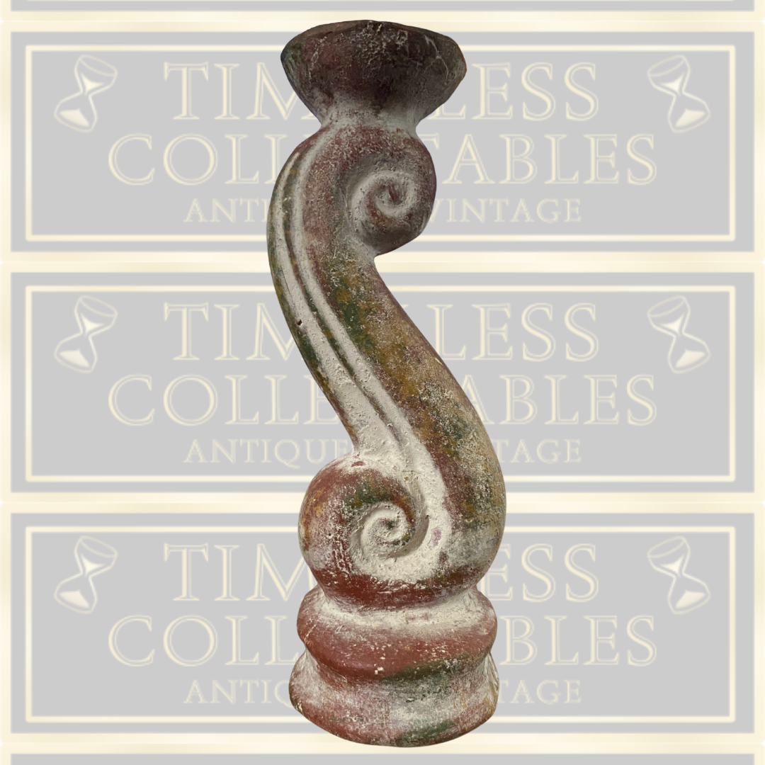 Vintage Single Centre Piece Pottery Candle Holder