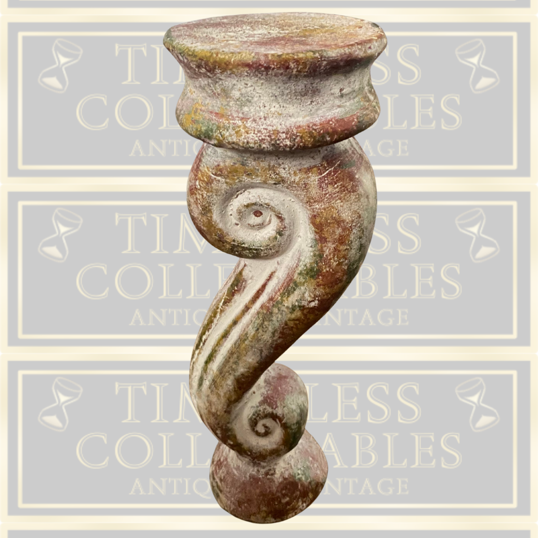 Vintage Single Centre Piece Pottery Candle Holder