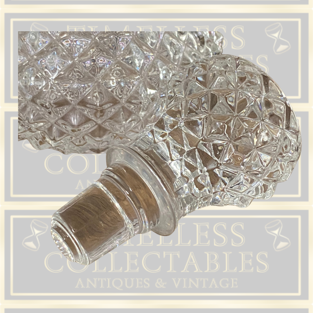 Vintage Crystal D’Arques French Glass Lead Crystal Decanter