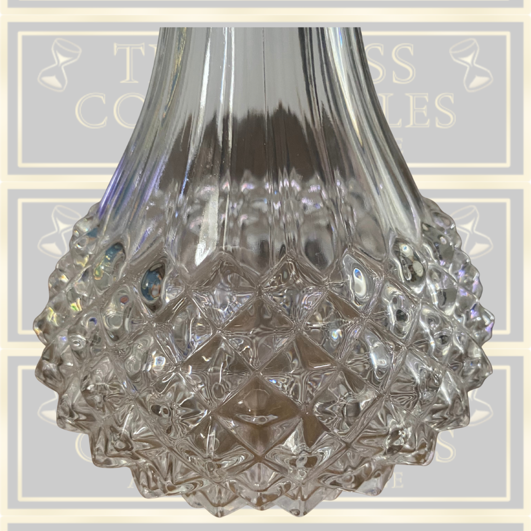 Vintage Crystal D’Arques French Glass Lead Crystal Decanter