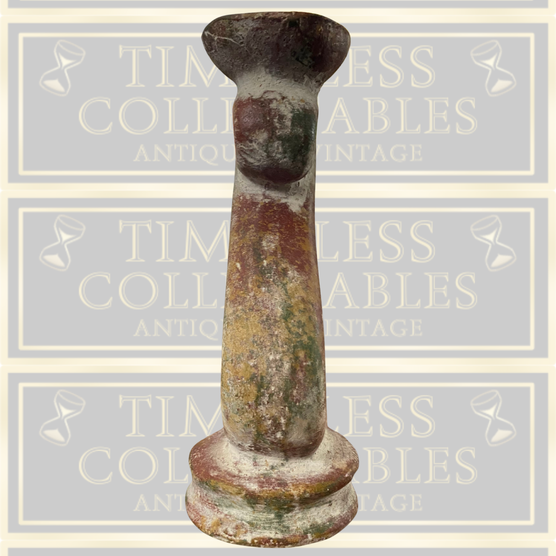 Vintage Single Centre Piece Pottery Candle Holder