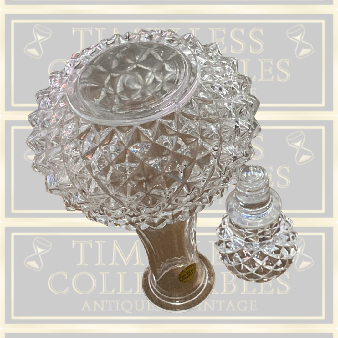 Vintage Crystal D’Arques French Glass Lead Crystal Decanter