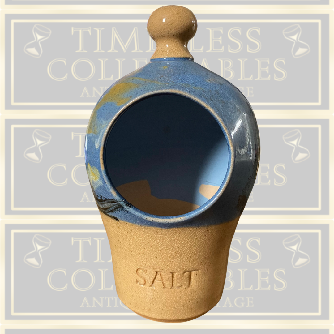 Vintage Boscastle Studio Pottery Salt Pig Pot