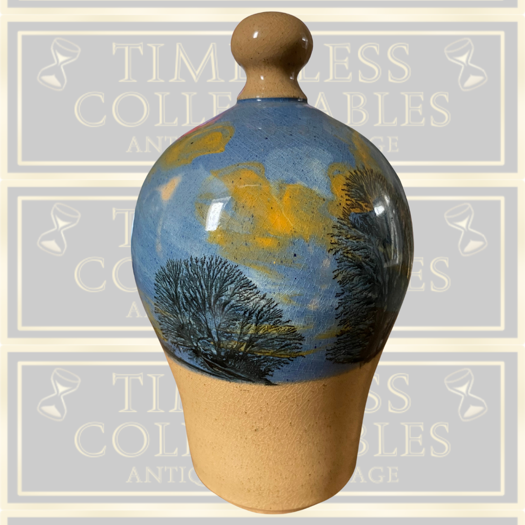 Vintage Boscastle Studio Pottery Salt Pig Pot