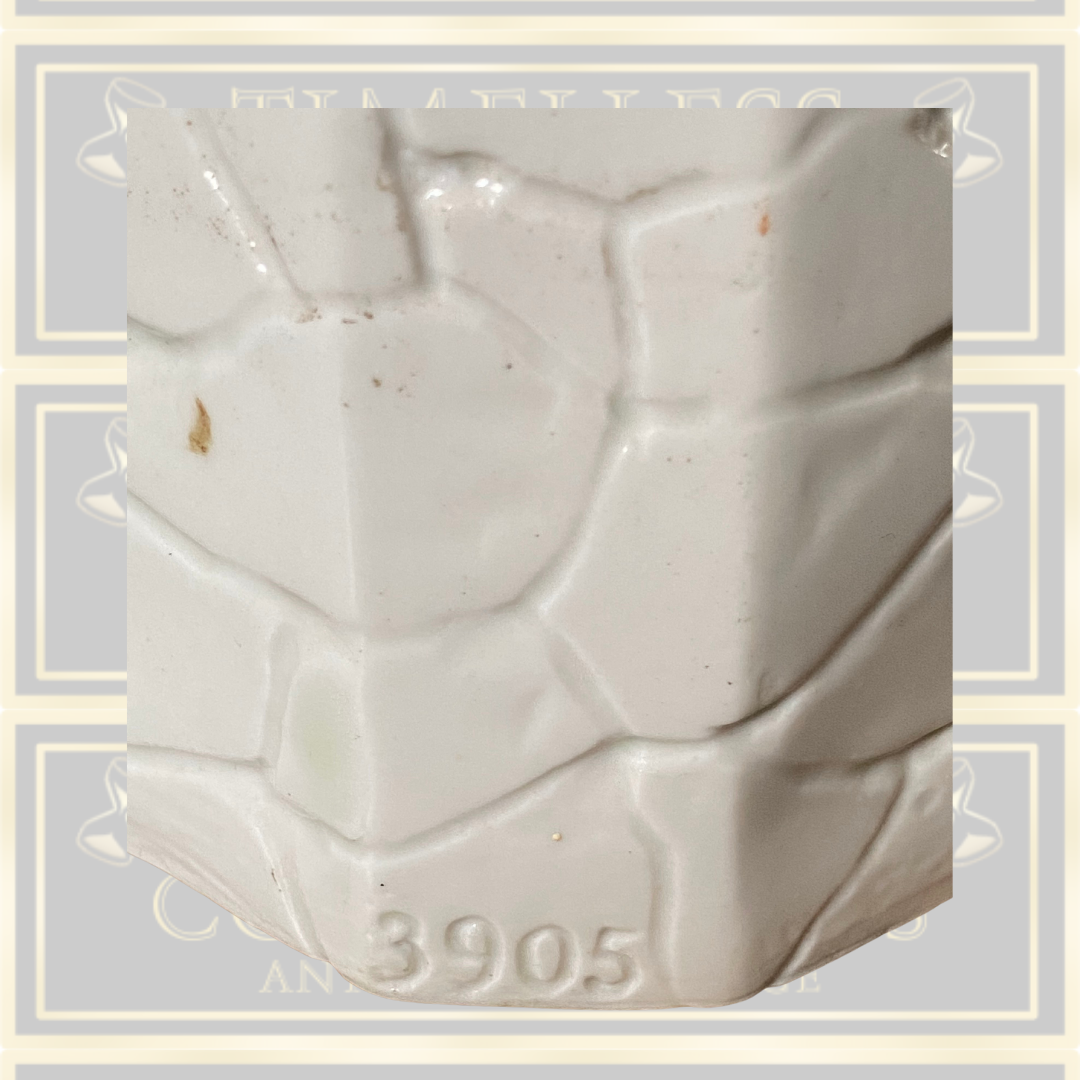 Antique Meissen Porcelain German Male Figure Colourful Vase