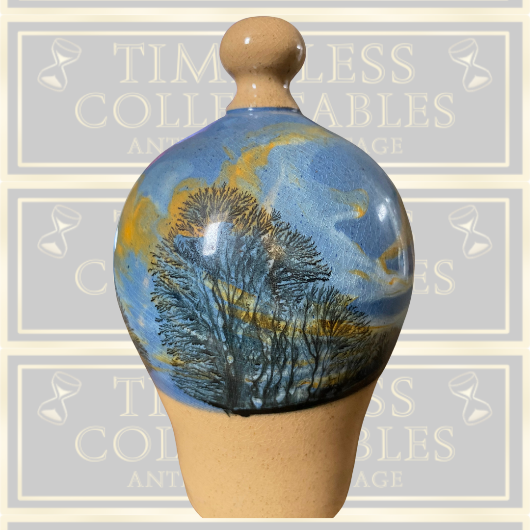 Vintage Boscastle Studio Pottery Salt Pig Pot