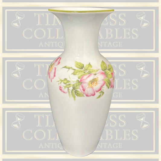 Vintage Royal Porzellan Bavaria KPM Handarbeit Floral Vase
