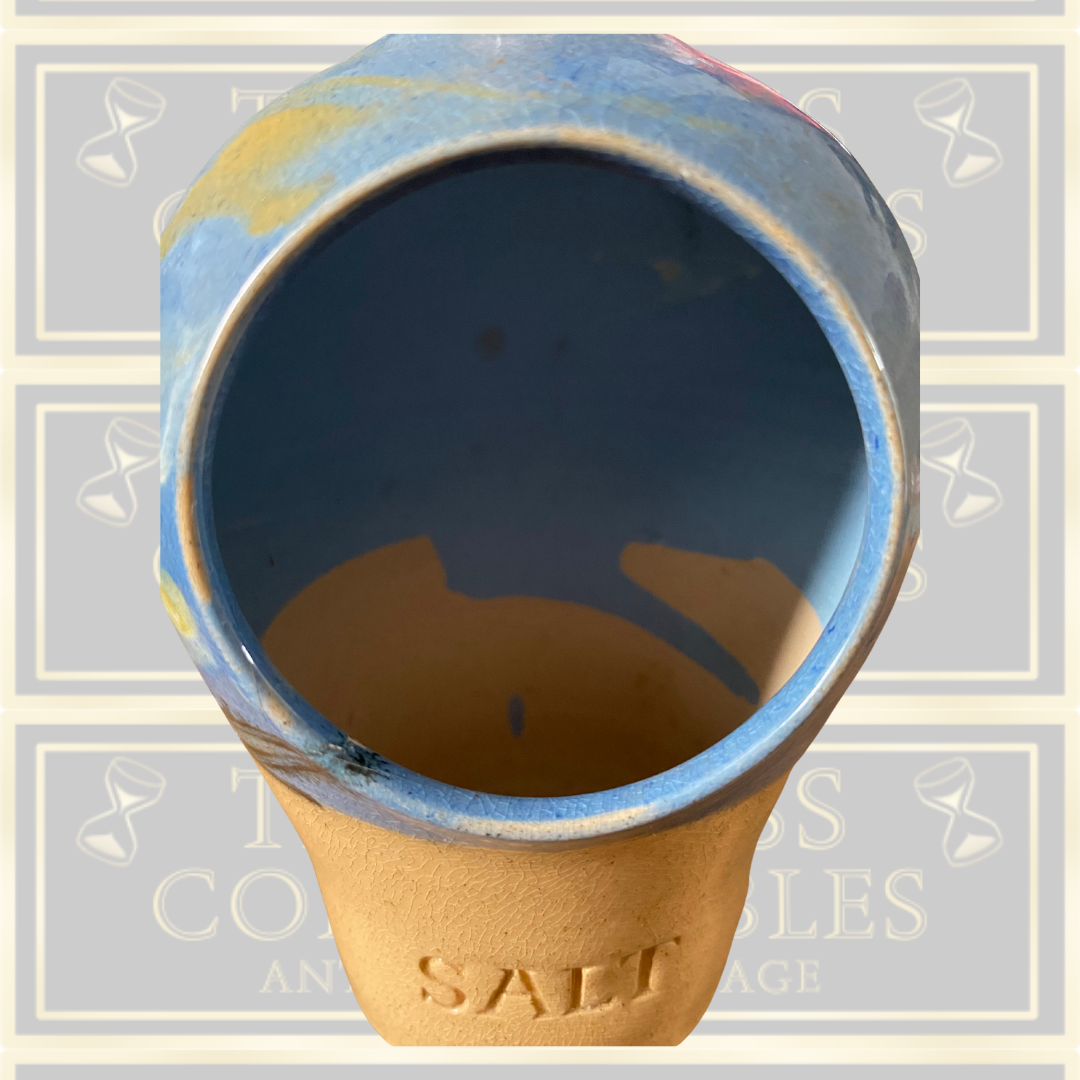 Vintage Boscastle Studio Pottery Salt Pig Pot