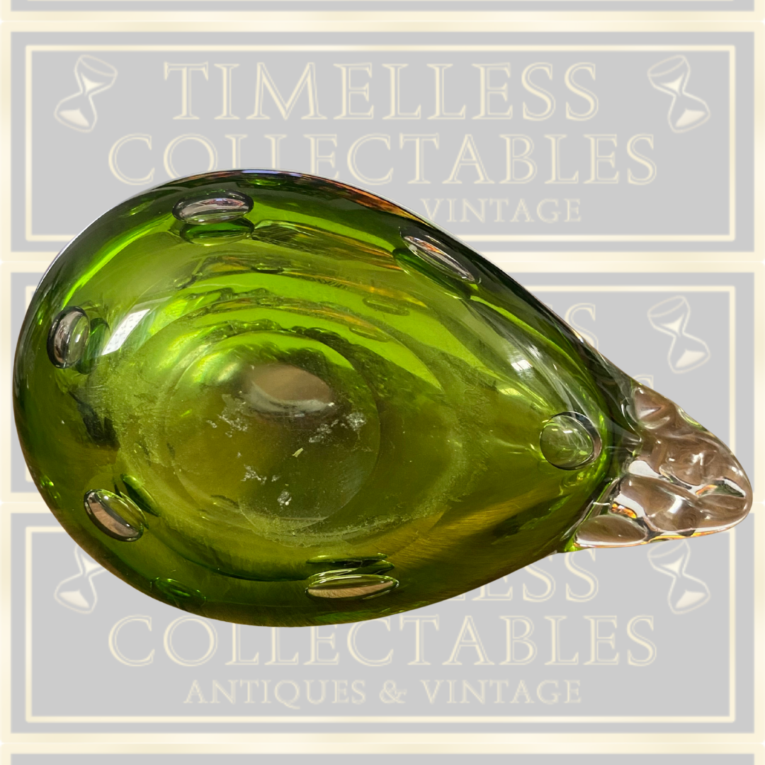 Vintage Hand Blown Murano Glass Owl