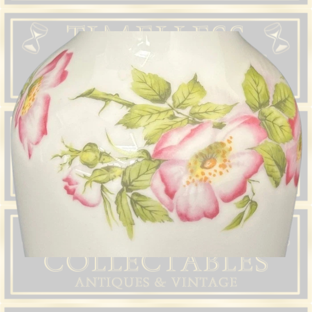 Vintage Royal Porzellan Bavaria KPM Handarbeit Floral Vase