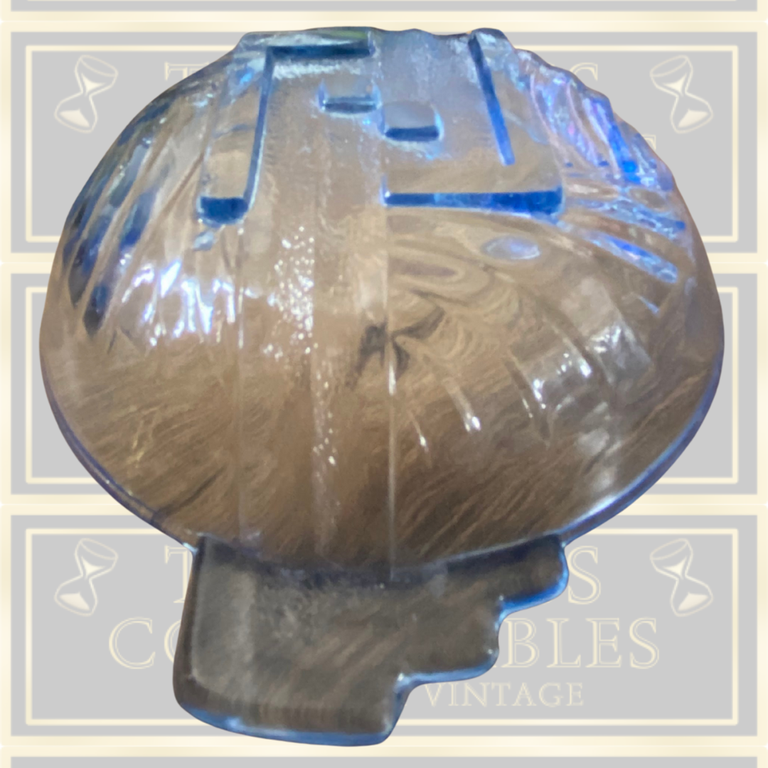 Vintage Six Art Deco Colbalt Blue Dessert Bowls By Stolle Nieman