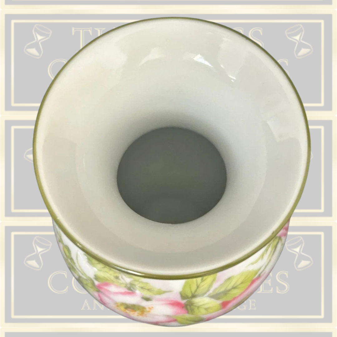 Vintage Royal Porzellan Bavaria KPM Handarbeit Floral Vase