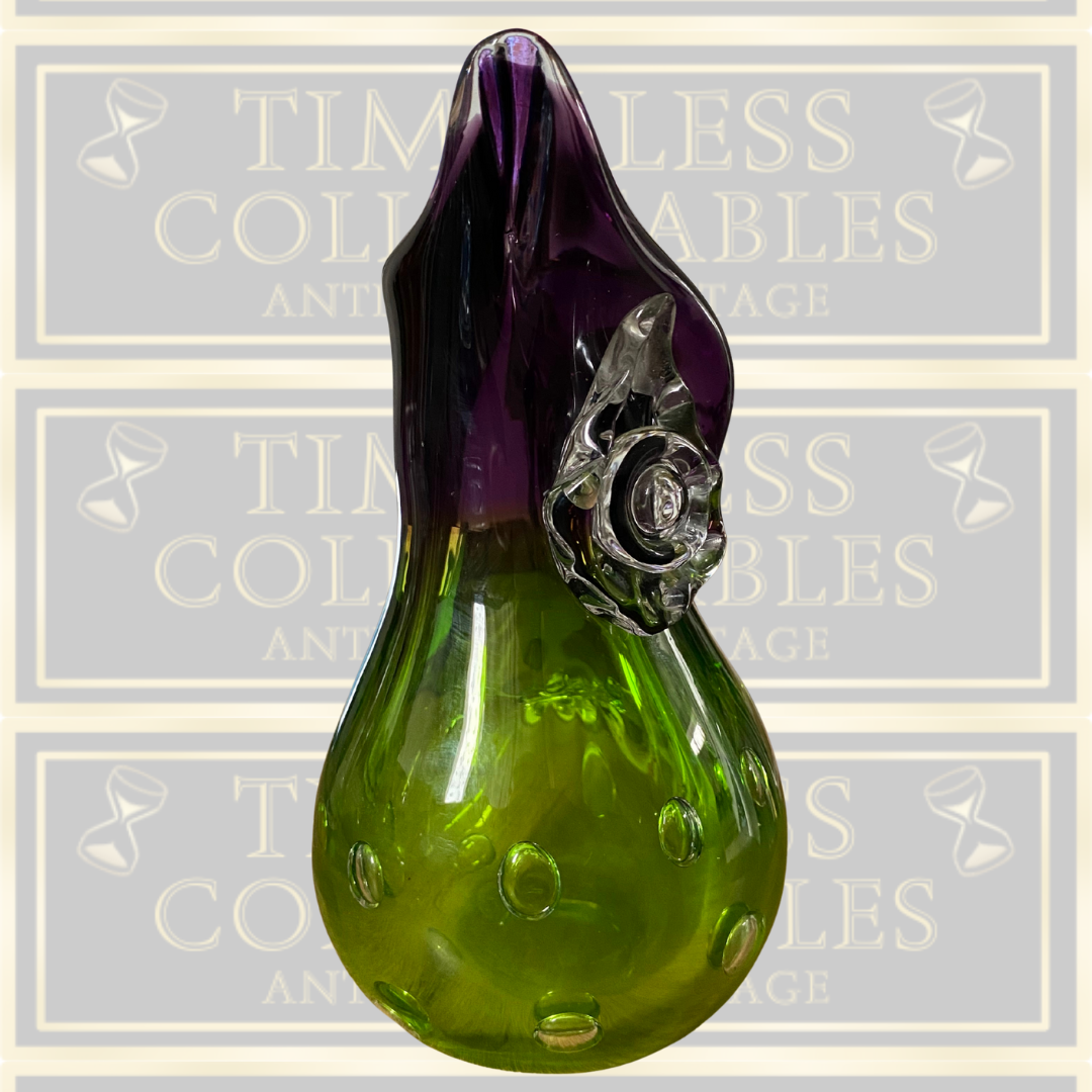 Vintage Hand Blown Murano Glass Owl