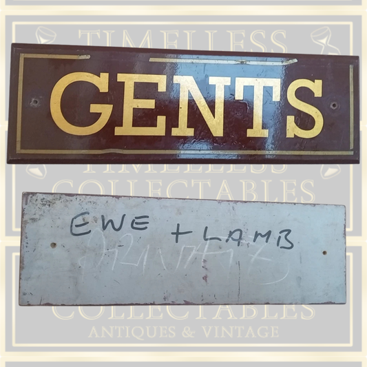 Vintage Gents Pub Sign