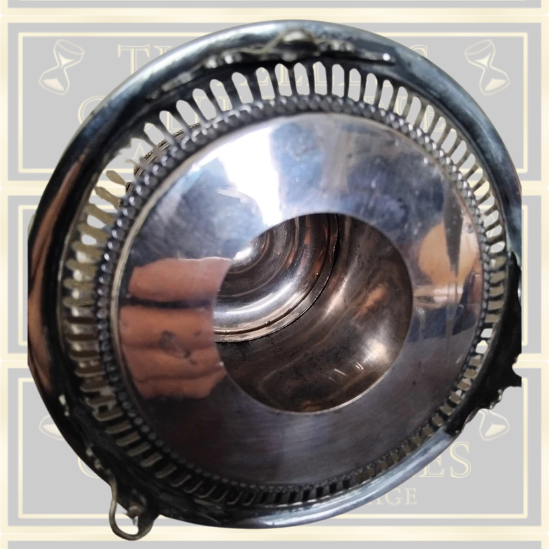 Antique Victorian Silver Plated Tea Caddy