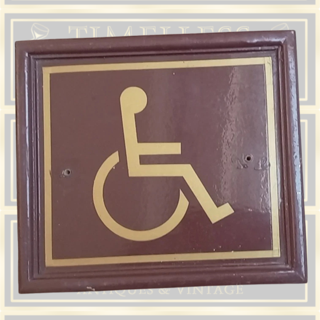 Vintage Disabled Pub Sign