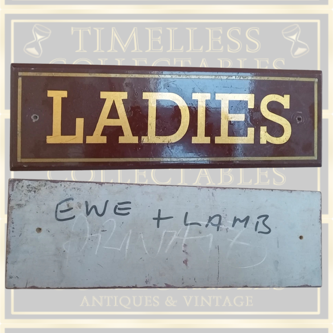 Vintage Ladies Pub Sign