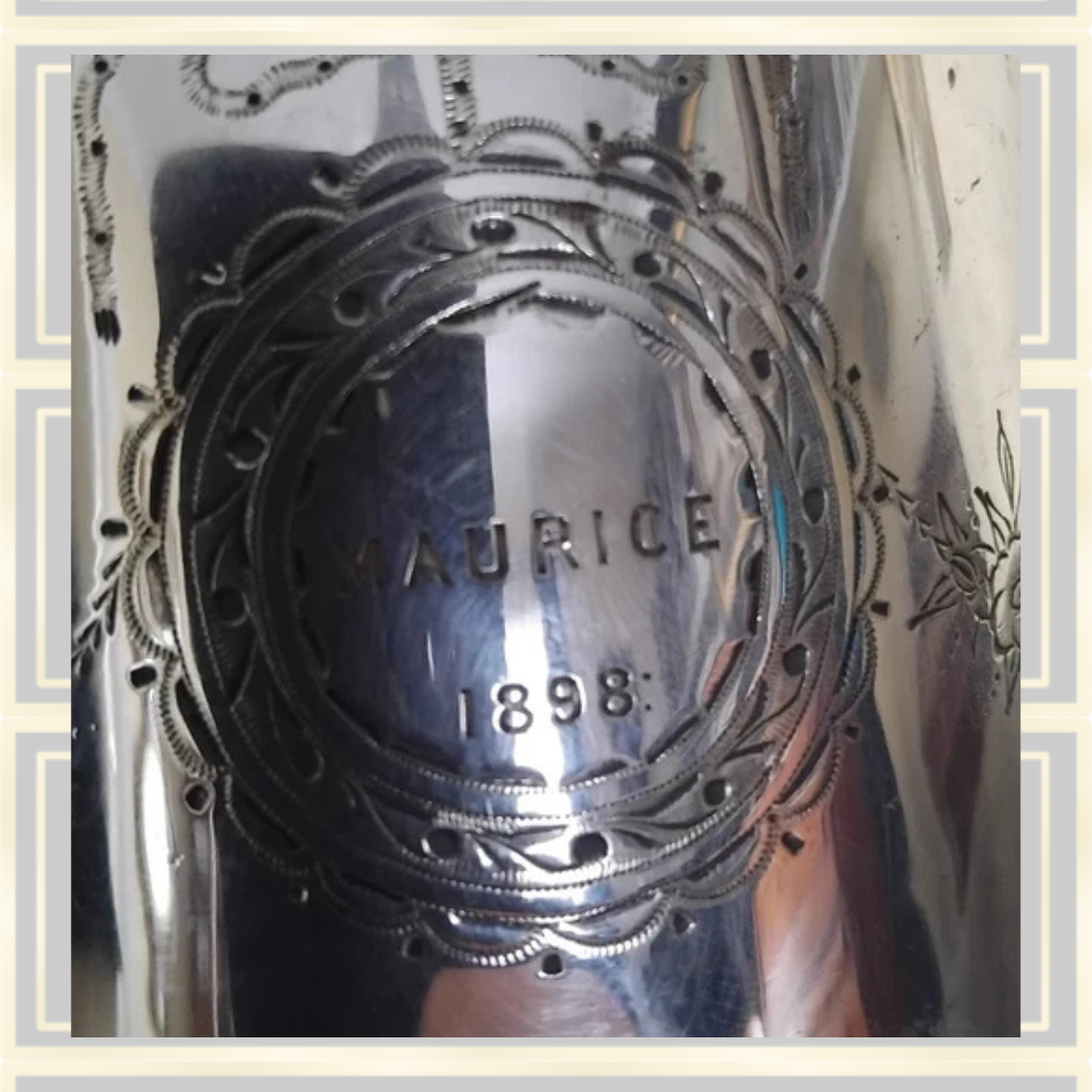 Antique Victorian Silver Plated Tea Caddy