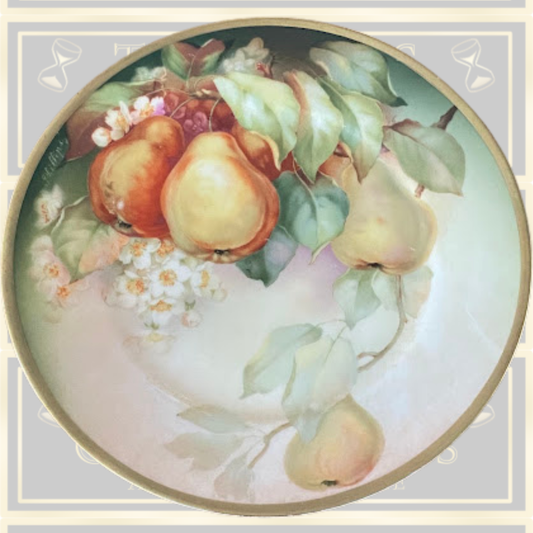 Vintage Thomas Sevres Bavaria Pear Wall Plate