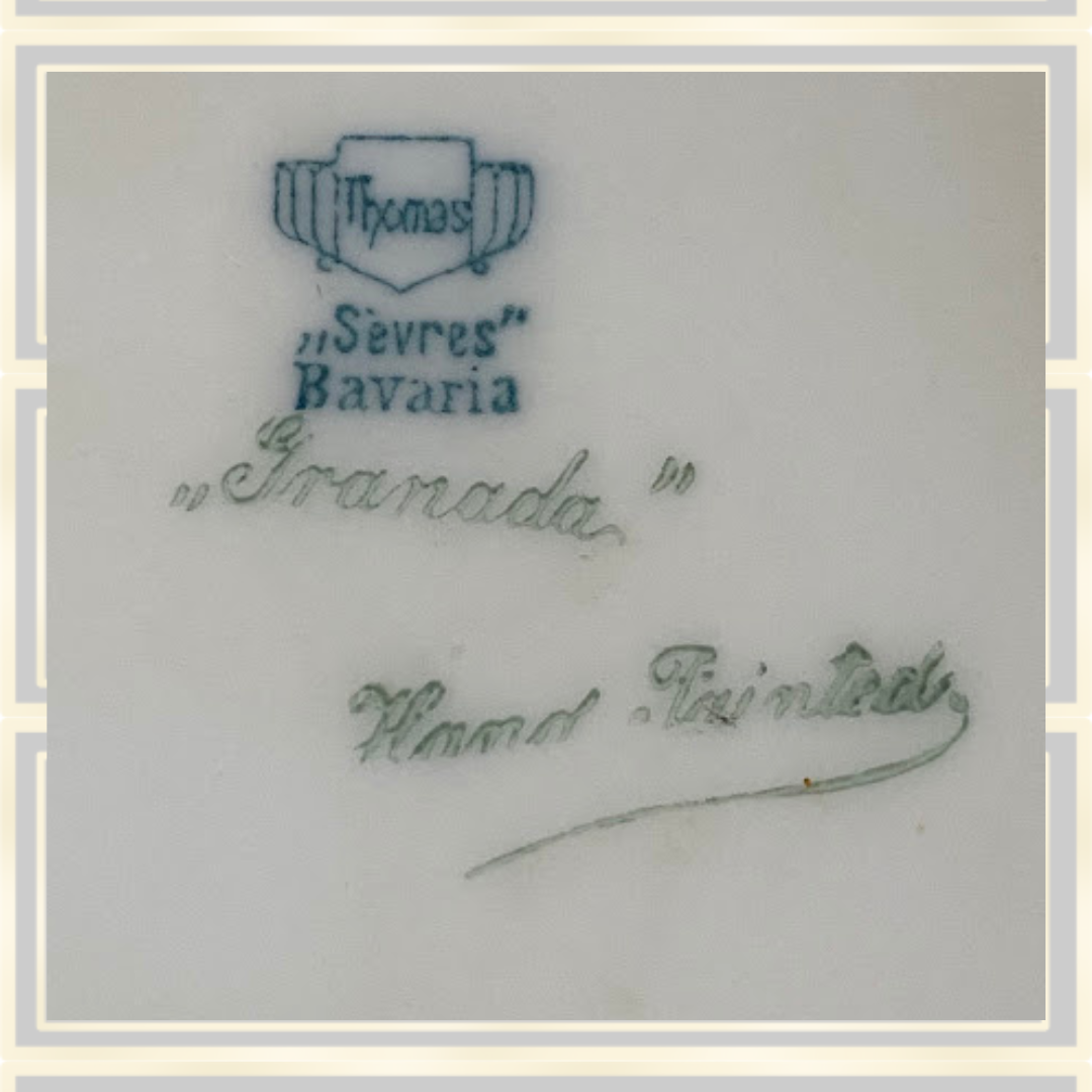 Vintage Thomas Sevres Bavaria Pear Wall Plate