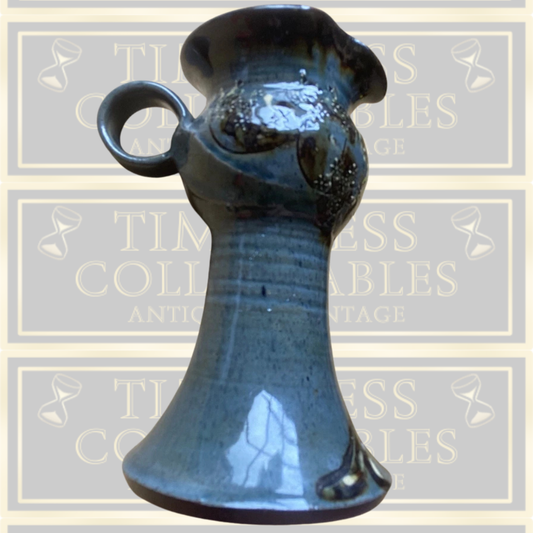 Vintage Leonard Stockley's Weymouth Studio Pottery Stem Cream Jug