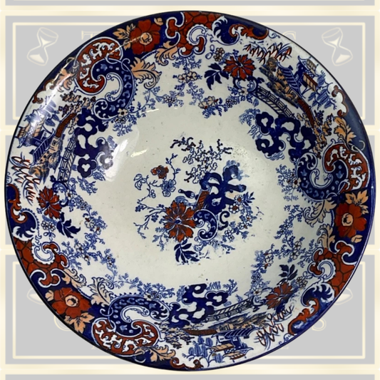 Antique English Coalport Imari Pattern Bowl