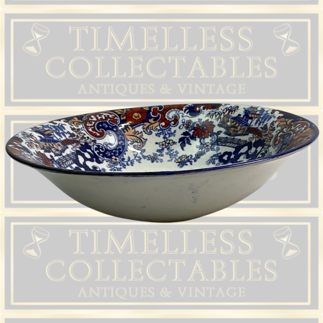 Antique English Coalport Imari Pattern Bowl