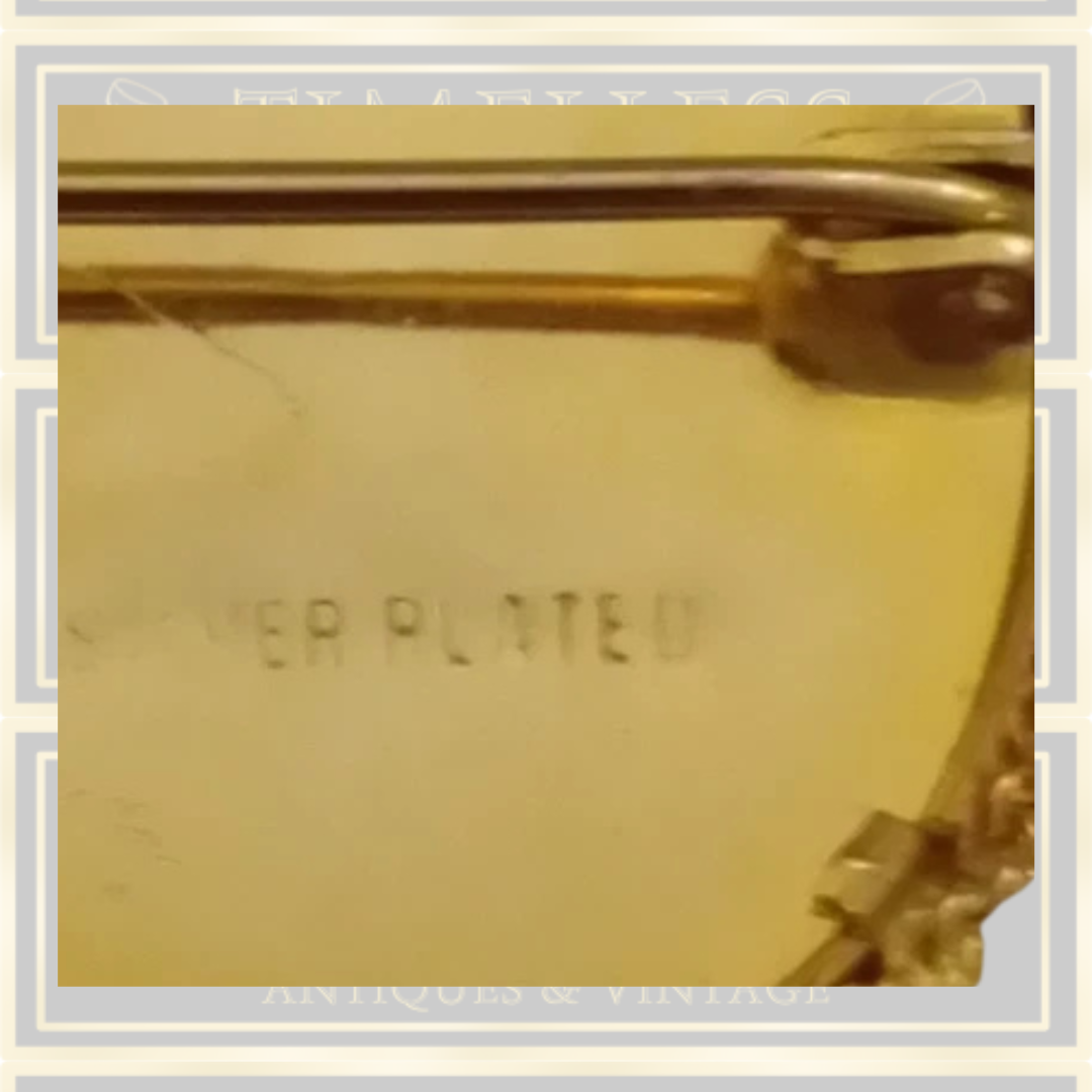 Vintage Minatare Hand Painted Portrait Brooch/Pendant