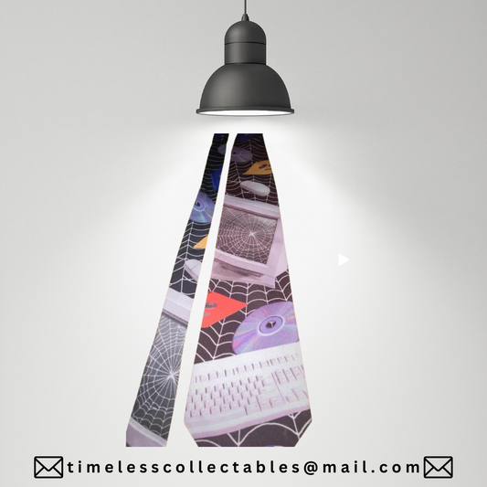 Vintage Classic Computer Neck Tie